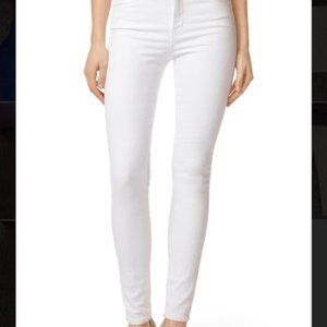 J BRAND Maria Blanc sz 26 High Rise White Jeans Skinny Stretch